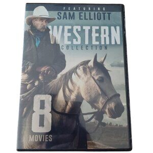 Western Sam Elliot 8 Movie DVD Collection Blue Steel Pioneer Woman Tulsa Plus